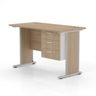 "Meja Kantor Highpoint Six OD6120-00-1260-68 + 3 Laci gantung"