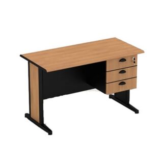 "Meja Kantor Modera VOD 126 (120cm) +3 Laci gantung"